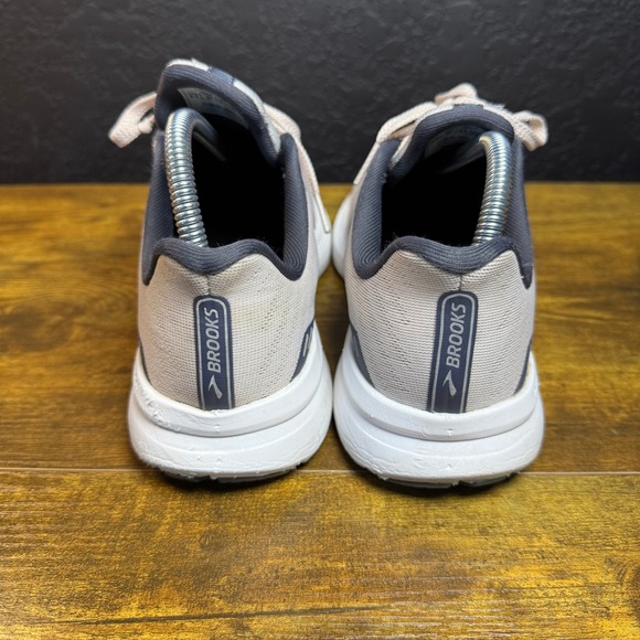 Brooks Launch 8 Running Shoes Womens Size 8.5 B Sneakers Athletic Beige Pink - Picture 4 of 6